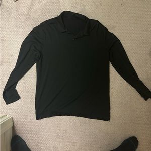 Men’s lululemon Black Longsleeve Collared Shirt size XL